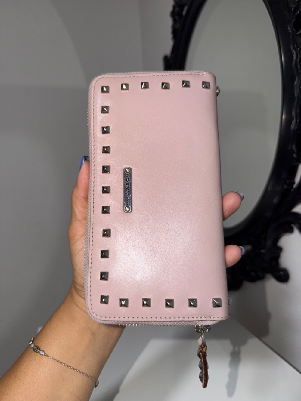 Rebecca Minkoff Pink Leather Zip Wallet😍🥰